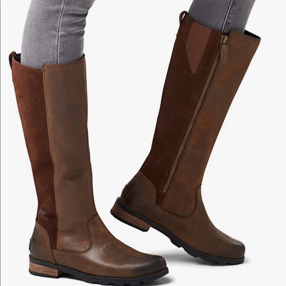 🎉Host Pick!🎉 NWOT Sorel Women’s 7.5 Emelie Waterproof Tall Boot Tobacco